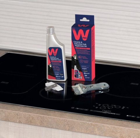 Kit curatare plita vitroceramica WPRO 484000008442, crema si racleta [1]