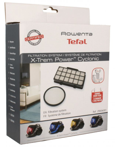 Accesorii Piese Aspiratoare - Kit filtre Rowenta ZR006001 pentru aspirator X-Trem Power Cyclonic