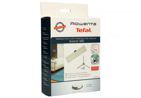 Accesorii Piese Aspiratoare - Kit filtru si perii laterale Rowenta ZR740003 pentru robot Explorer Serie 60