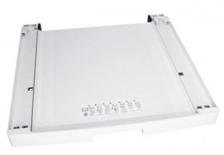 Accesorii Piese Masini Spalat Rufe si Uscatoare - Kit LG suprapunere masina de spalat / uscator, cu suport rufe, alb