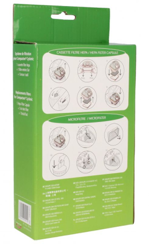 Kit filtre HEPA spuma si panza Rowenta ZR004601 pentru Compacteo Cyclonic [8]
