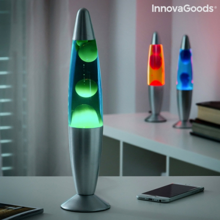 Lampa cu lava, Magma InnovaGoods Home, LED, 25 W, rosu [2]