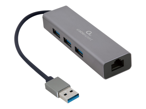 Retelistica - Lan Gigabite si Hub USB 3.0 A-AMU3-LAN-01 Gembird