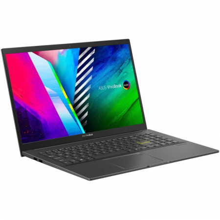 Laptop ASUS 15.6'' VivoBook 15 OLED M513UA, FHD, Procesor AMD Ryzen™ 7 5700U (8M Cache, up to 4.3 GHz), 8GB DDR4, 512GB SSD, Radeon, No OS, Indie Black [0]
