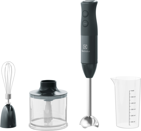Electrocasnice - Mixer vertical Electrolux E4HB1-6GG Create 4, 600 W, negru, cu tel si mini tocator