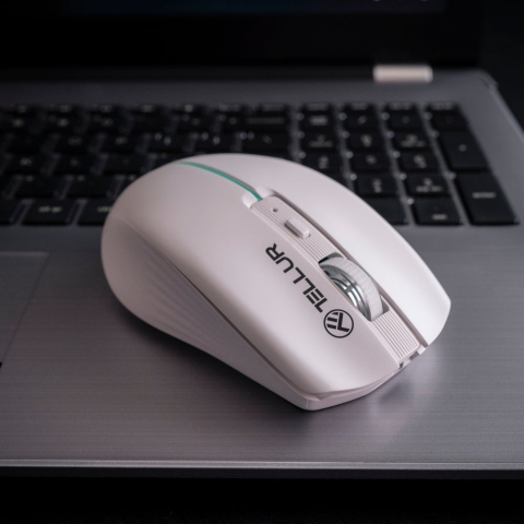 Mouse wireless Tellur, Silent Click, Alb [3]
