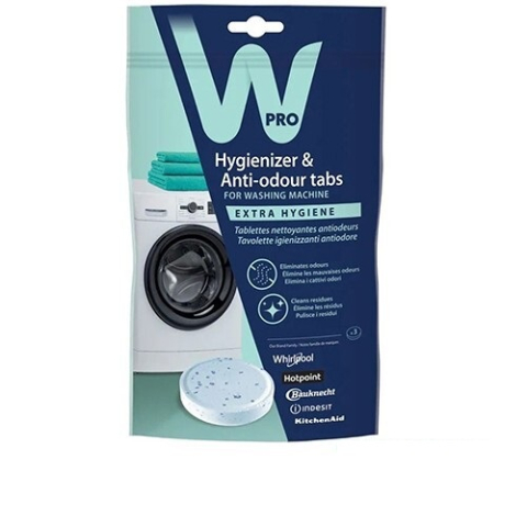Pastile tablete curatare masina de spalat rufe Wpro PowerFresh 3 x 40g anti-miros anticalcar [0]