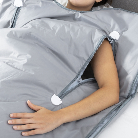 Patura pentru sauna cu caldura cu infrarosu indepartat FIR,  Bedna InnovaGoods, 179 x 79 cm [2]