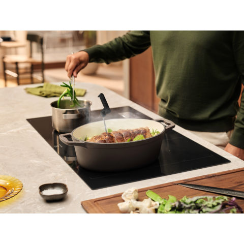 Plita incorporabila cu inductie cu hota integrata Electrolux ECC8549 ComboHob 900 SensePro eXtractor 80 cm negru [6]