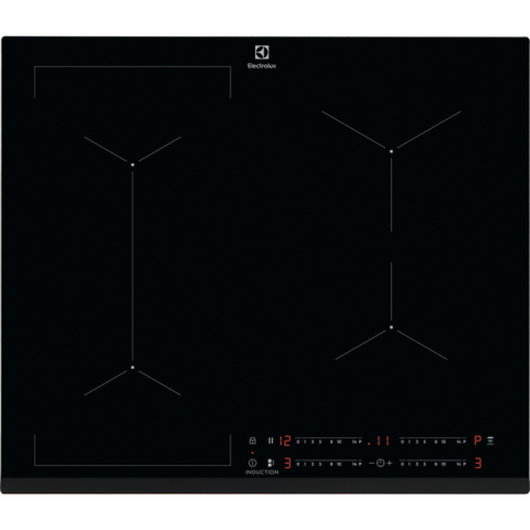 Plite - Plita incorporabila cu inductie Electrolux EIV63443 Seria 600 Bridge 60 cm Negru