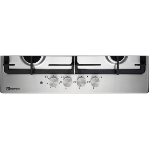 Plita mixta Electrolux KGM64311X Seria 300 60 cm inox 3 arzatoare gaz 1 zona electrica [1]