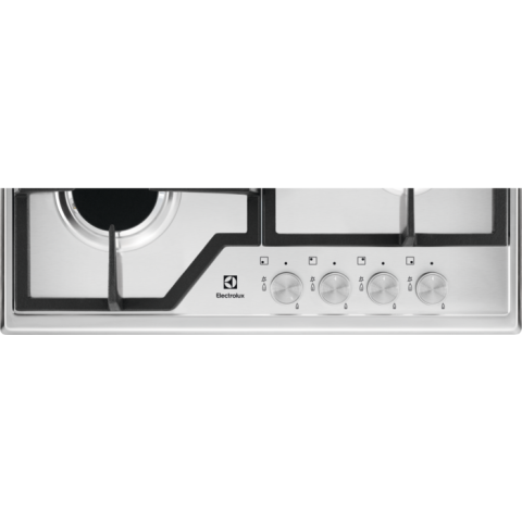 Plita incorporabila pe gaz Electrolux KGS6426SX 4 arzatoare gratare fonta 60 cm inox [3]