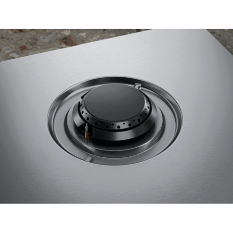 Plita incorporabila pe gaz Electrolux KGU643723Z Seria 700 Pro 4 arzatoare arzator Wok gratare fonta 60 cm inox EasyClean [7]