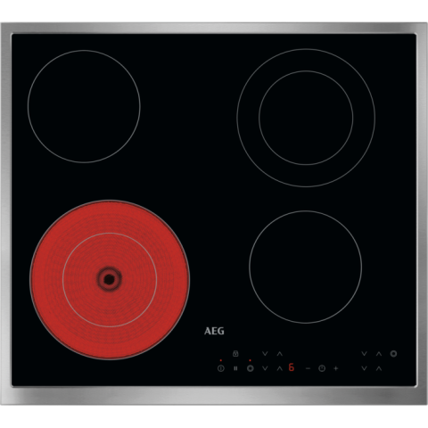 Plite - Plita vitroceramica AEG ORN64A02XB Seria 3000 60 cm 4 zone touch negru