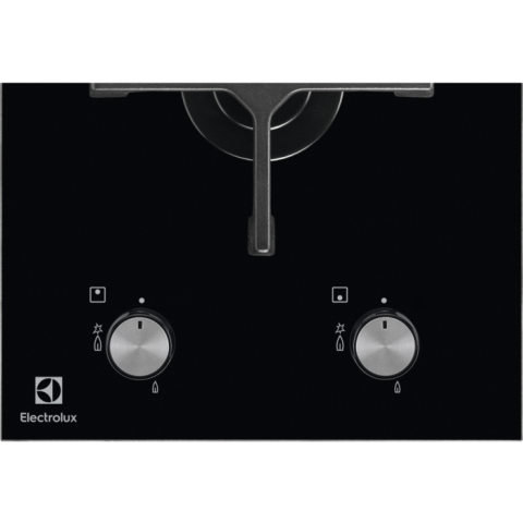 Plita incorporabila vitroceramica pe gaz Electrolux EGC3322NVK 2 arzatoare 30 cm negru [2]
