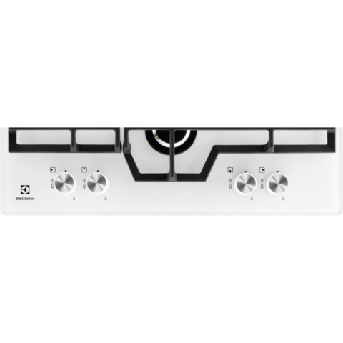 Plita incorporabila vitroceramica pe gaz Electrolux GME363NV 4 arzatoare 60 cm alb [2]