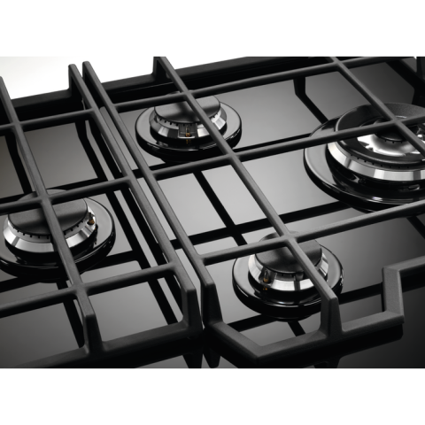 Plita incorporabila vitroceramica pe gaz Electrolux KGG6456K 4 arzatoare 60 cm negru [3]