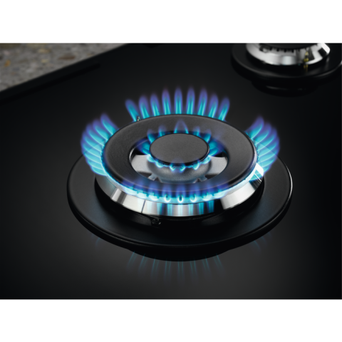 Plita incorporabila vitroceramica pe gaz Electrolux KGG75362K 5 arzatoare 75 cm negru [5]