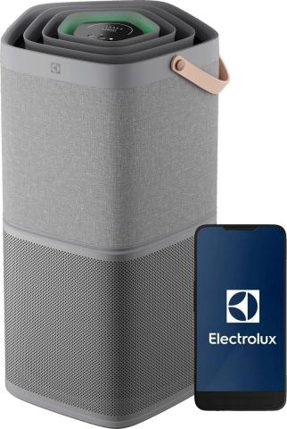 Purificatoare aer - Purificator de aer Electrolux Pure 600 EPO60571UG, HEPA, 108 m2, Gri urban