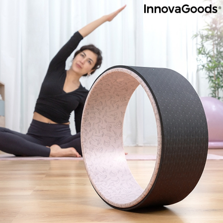Roata Yoga InnovaGoods, Diametru 33 cm [2]