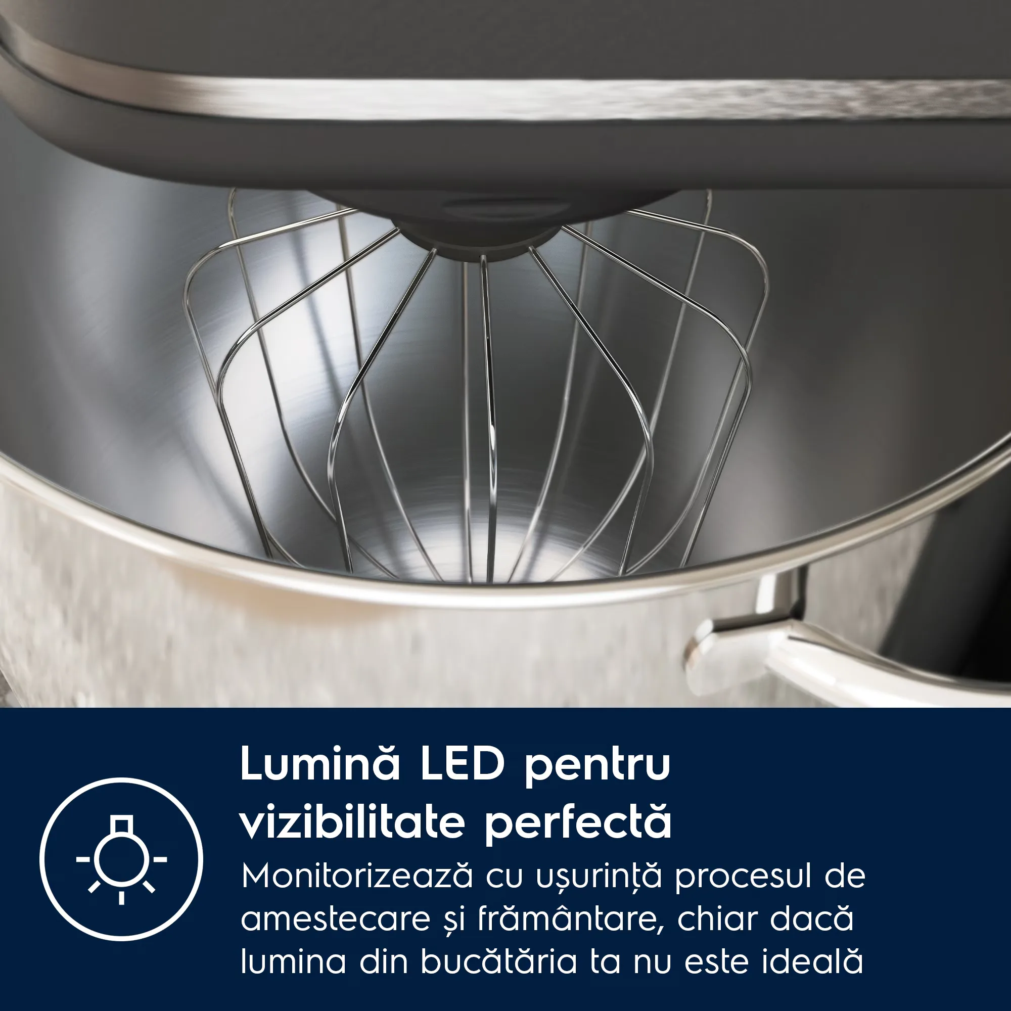 Robot de bucatarie Electrolux E6KM1-4OWT Assistent 700 alb 1200W cu doua boluri din inox [2]