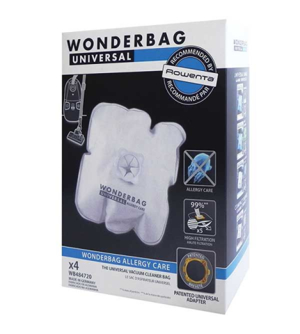 Accesorii Piese Aspiratoare - Set 4 saci aspirator Wonderbag Allergy Care WB484720 Rowenta