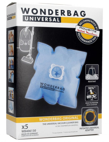 Accesorii Piese Aspiratoare - Set 5 saci aspirator Wonderbag Classic WB406130 Rowenta