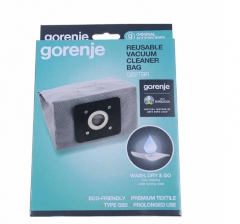 Accesorii Piese Aspiratoare - Sac textil pentru aspirator Gorenje GB2TBR + filtru burete