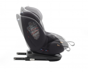 Scaun auto BABYAUTO VOLTA, Isofix, rotatie 360 grade, 0-36 kg, Negru/Gri [5]