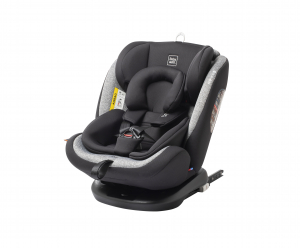 Scaun auto BABYAUTO VOLTA, Isofix, rotatie 360 grade, 0-36 kg, Negru/Gri [1]