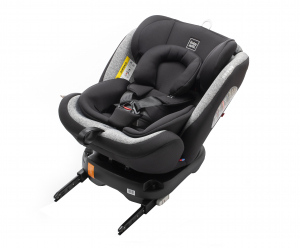 Scaun auto BABYAUTO VOLTA, Isofix, rotatie 360 grade, 0-36 kg, Negru/Gri [3]