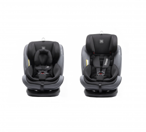 Scaun auto BABYAUTO VOLTA, Isofix, rotatie 360 grade, 0-36 kg, Gri [7]