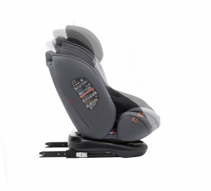 Scaun auto BABYAUTO VOLTA, Isofix, rotatie 360 grade, 0-36 kg, Gri [4]