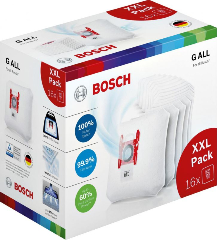 Accesorii si Piese Electrocasnice - Set 16 saci aspirator Bosch 17002095 PowerProtect Tip G ALL BBZ16GALL