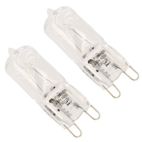 Electrocasnice - Set 2 becuri halogen cuptor 300 grade, G9, T4, 40 W