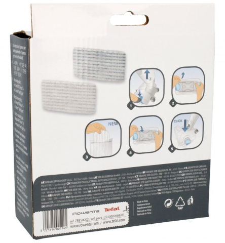 Set 2 lavete Rowenta ZR850002 pentru aspirator cu abur Clean&Steam [5]