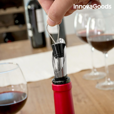 Set in forma de sticla cu 5 accesorii pentru vin InnovaGoods [5]