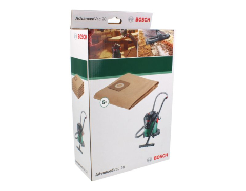 Set 5 saci hartie Bosch 2609256F33 pentru aspirator AdvancedVac 20 [3]