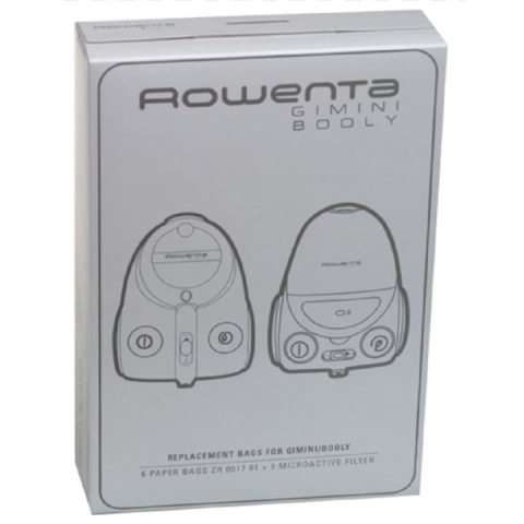Set 6 saci hartie si filtru ZR001701 aspirator Rowenta Gimini [2]