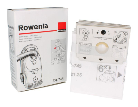 Accesorii Piese Aspiratoare - Set 6 saci hartie si filtru ZR745 aspirator Rowenta Dymbo