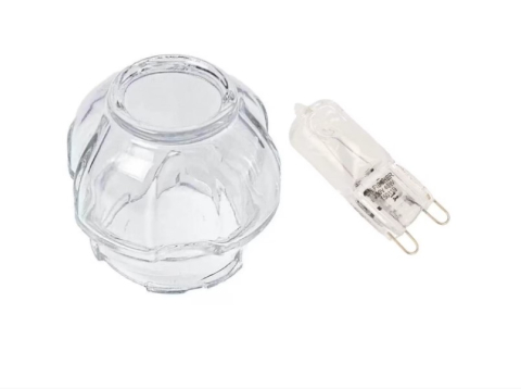 Accesorii Piese Cuptoare - Set bec si protectie bec pentru cuptor electric Electrolux, 8087690015