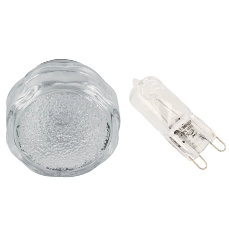 Electrocasnice - Set bec si protectie bec pentru cuptor electric Whirlpool 481010646361, C00325847