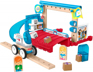 Set constuctie Fisher-Price Wonder Makers Special Delivery Depot 35 piese [0]