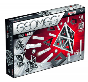Set de constructie magnetic Geomag Black&White 68 piese [0]