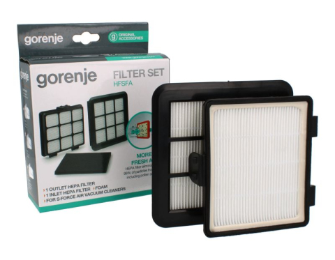 Accesorii si Piese Electrocasnice - Set filtre aspirator Gorenje container HEPA burete evacuare 743142