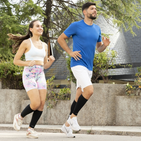 Set jambiere sport de compresie pentru gambe Slexxers InnovaGoods [3]