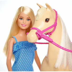 Papusa Barbie cu calut Mattel [1]