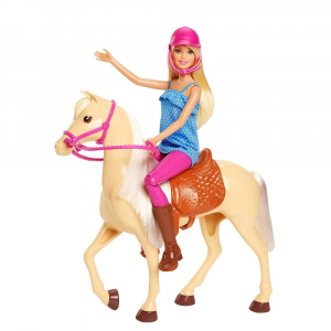 Papusa Barbie cu calut Mattel [0]