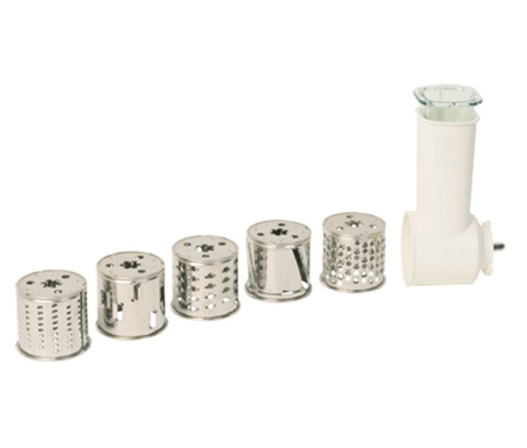 Accesorii si Piese Electrocasnice - Set razatoare-feliere XF990101 cu 5 tamburi pentru masina de tocat Moulinex