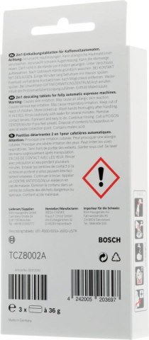 Tablete decalcifiere Bosch TCZ8002A 00312093 pentru espressor [1]